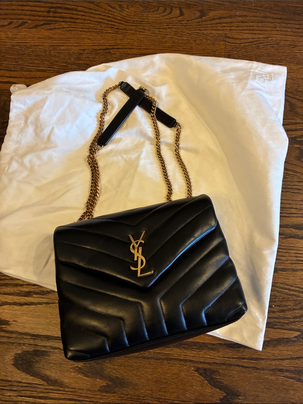 Saint Laurent Loulou Shoulder Bag in Quilted Leather